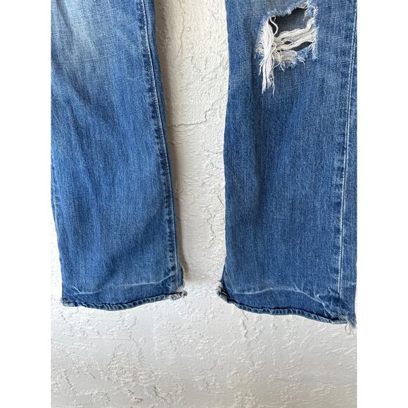 Vintage Abercrombie & Fitch - Handcrafted - Distressed Slim Low Rise Jeans-32x32 - Picture 7 of 16